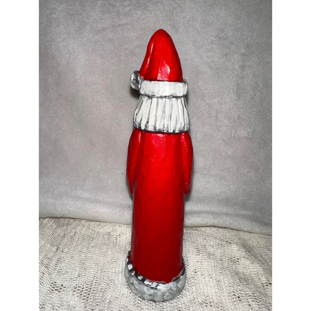 Hand Carved‎ Santa Claus Figure Virginia McHaney 2004 Christmas Decor
